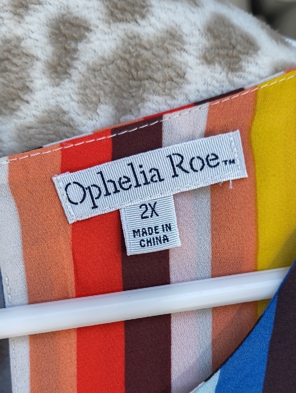 Ophelia Roe Striped Multicolor Top - Bold Summer Stripes